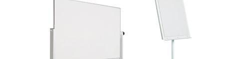 Tableau blanc double-face mobile