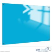 Tableau verre Solid bleu glacé 60x90 cm
