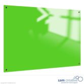 Tableau verre Solid vert lime 60x90 cm