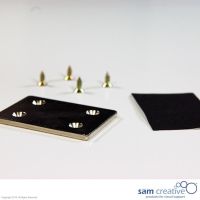 Bloc magnétique pour suspension tableau (6 pcs)
