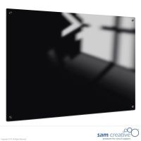 Tableau verre Solid noir magnétique 50x50 cm