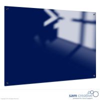 Tableau verre Solid bleu marine 45x60 cm