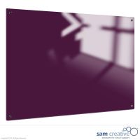 Tableau verre Solid violet parfait 45x60 cm